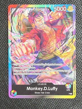 Monkey.D.Luffy (Release Event Leader) - One Piece TCG - English NM Promo